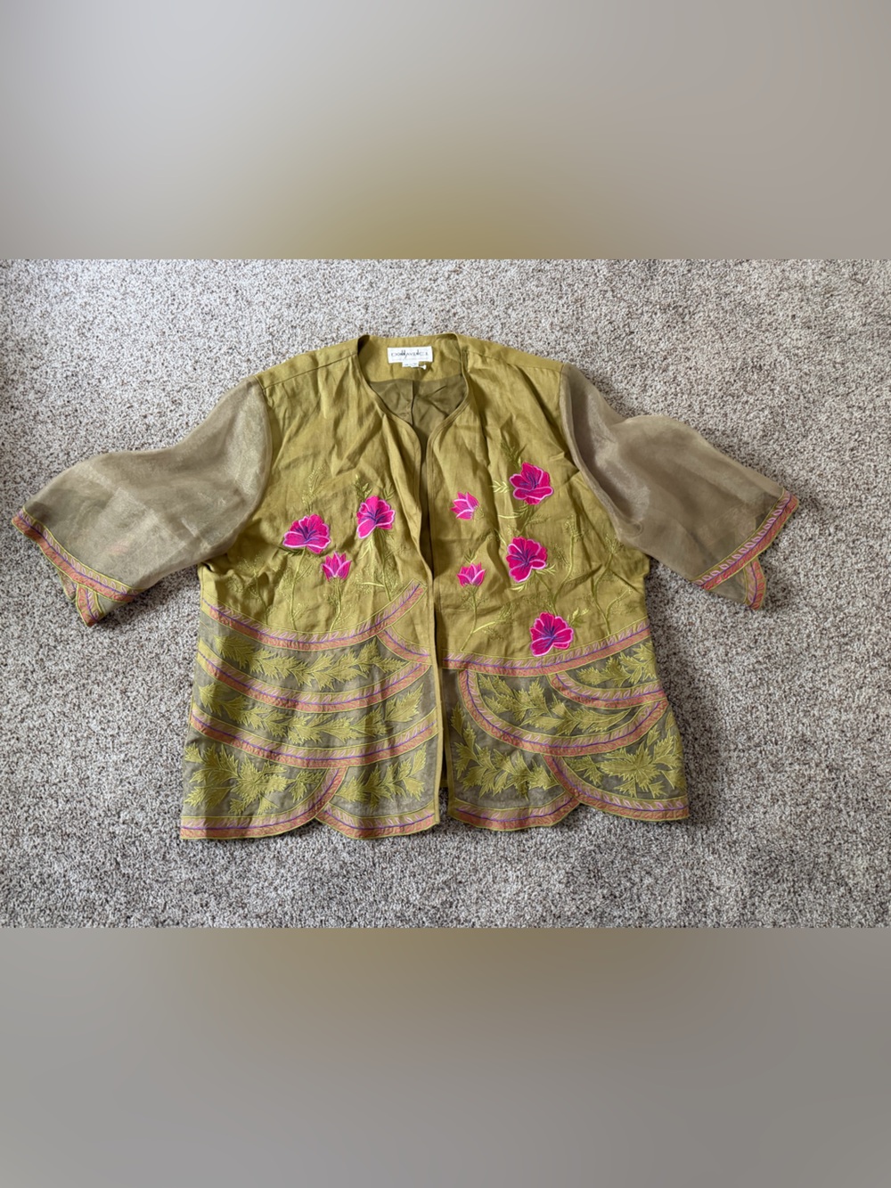 DONNA VINCI BEAUTIFUL EMBROIDERED Shirt